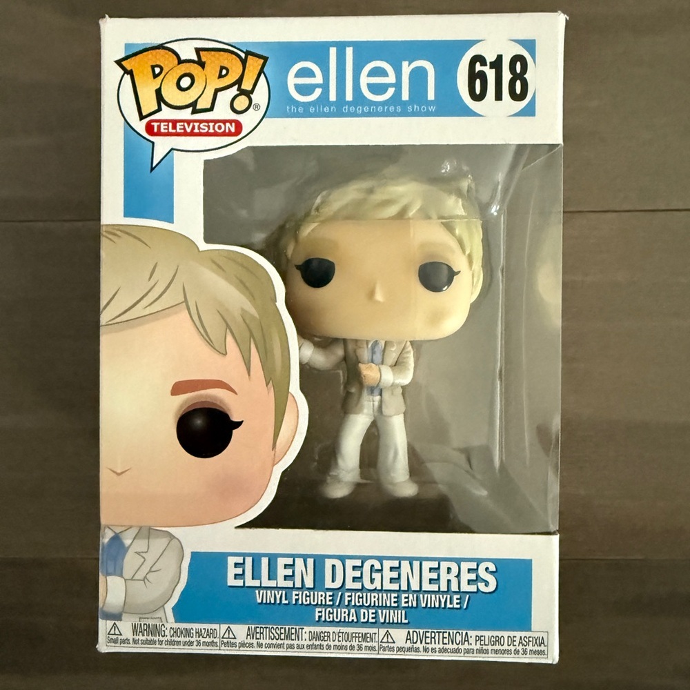 Funko Pop Ellen Degeneres #618 Collectible Box